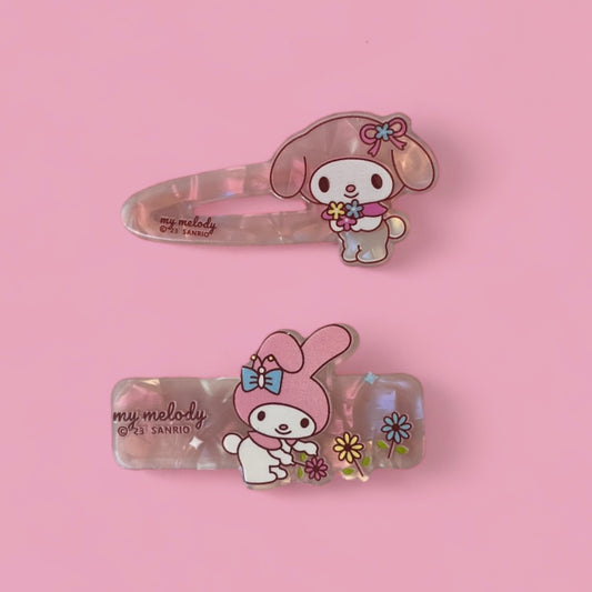 Sanrio hair clips