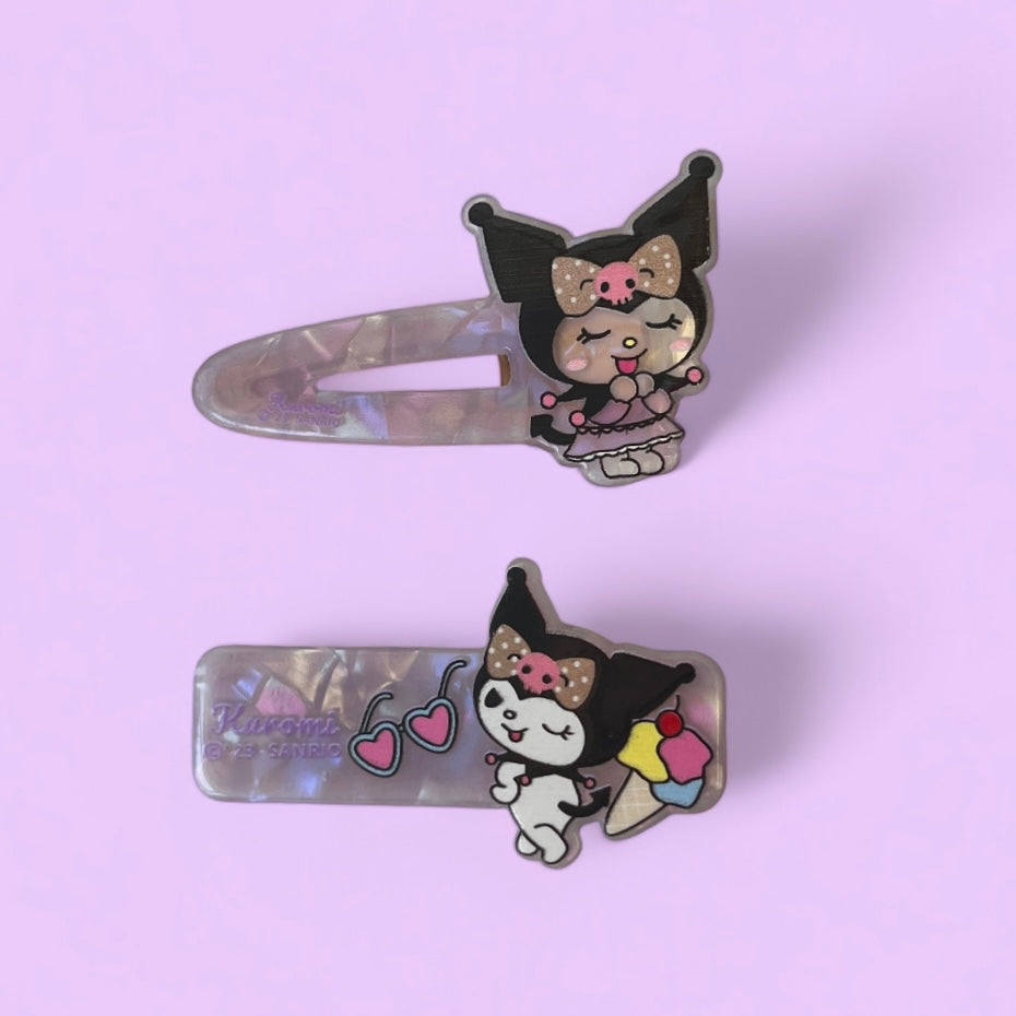 Sanrio hair clips