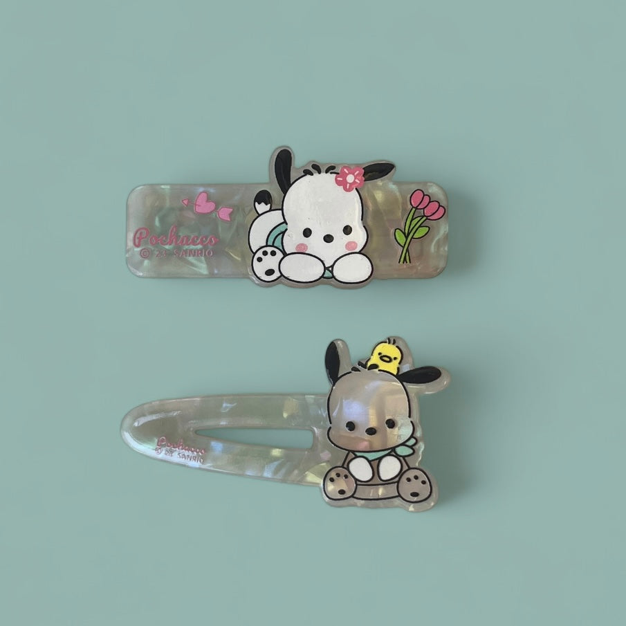 Sanrio hair clips