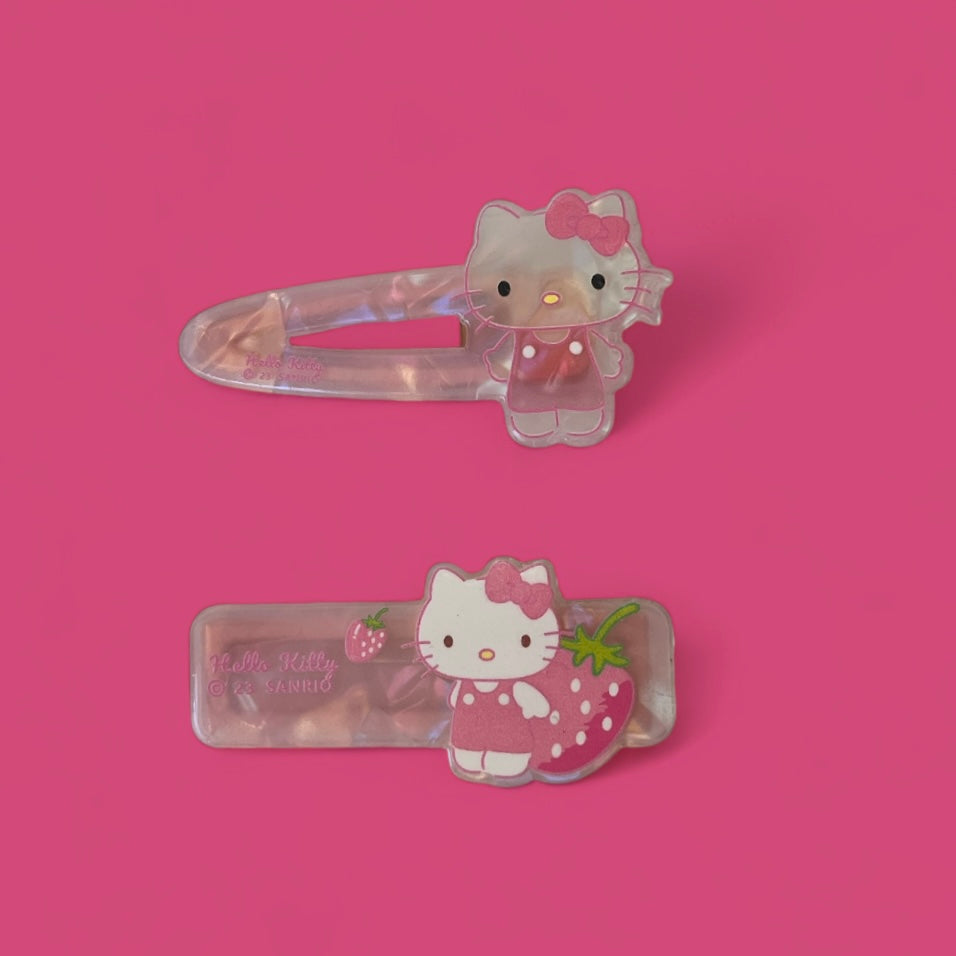 Sanrio hair clips